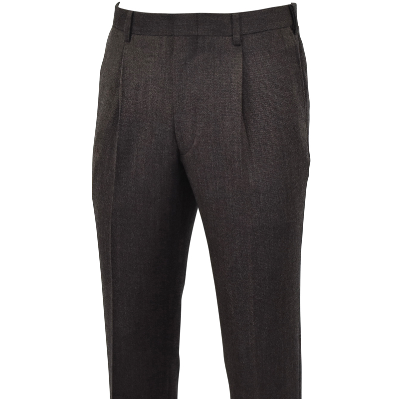 Eminento Slacks Online エミネントスラックスオンライン 秋冬モデル ワイドシルエット エミネントビジネス ウール混洗えるツィード 総裏仕様 スラックス