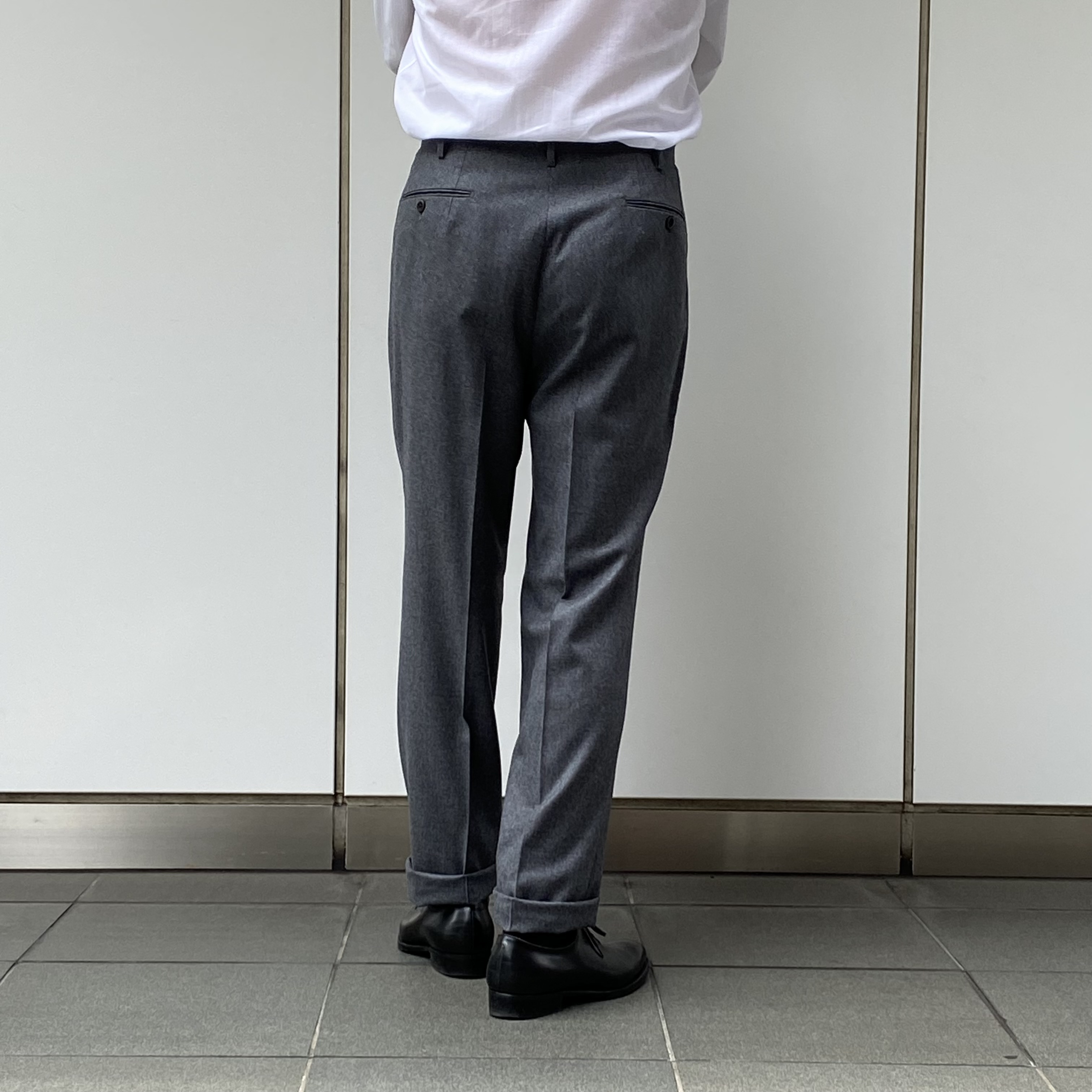 EMINENTO SLACKS ONLINE（エミネントスラックスオンライン）|【ツープリーツ】OSAKUライン  ストレッチウールトラウザーズ《秋冬モデル》