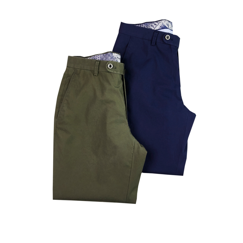 Eminento Slacks Online エミネントスラックスオンライン スリムシルエット カルツォーニ ベンタイルコットンパンツ 春夏モデル